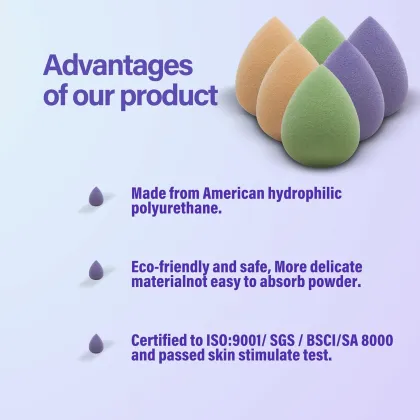 6PCS Mini Beauty Makeup Sponge
