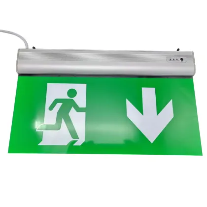 Factory Direct Safety Evacuation Indicator Acrylic LED Emergency Exit Lighting