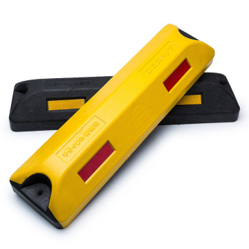2024 High Reflective Cheap Rubber and Plastic Car Stopper for Parking