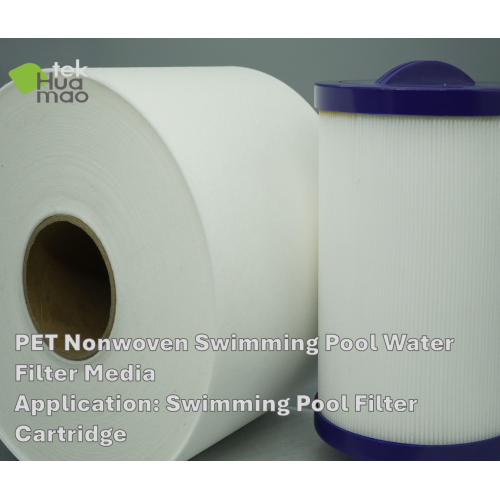 Tissu de cartouche de filtre à piscine non tissée pour animaux de compagnie