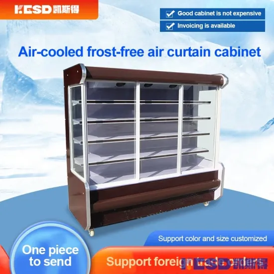 Open Display Cabinet Refrigerator The Wind Curtain Ark Fruit Display Refrigerator