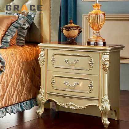 H8802G Hotel Wooden Bedroom Furniture Bedside Table