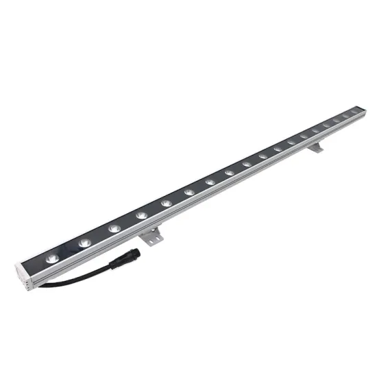 DC24V IP65 Linear Building Facade Light 24W DMX RGB LED Wall Washer
