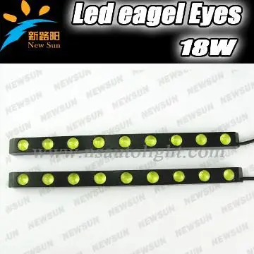 Super Bright Car Daytime Running Light,9 LED Eagle Eye DRL Light