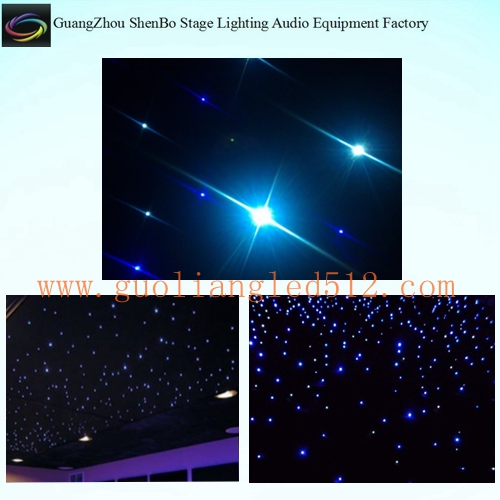 Blue and White LED Star Cloth Light Stage Background Christmas Decoration