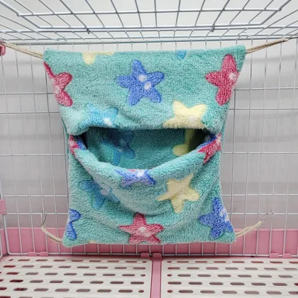 Pet Bird Hamster Hammock Hanging Nest Bed House