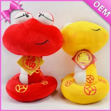 25cm Chinese Zodiac Snake Customized Stuffed Toys, Snake Stuffed Animal Plush Toy, Plush Snake