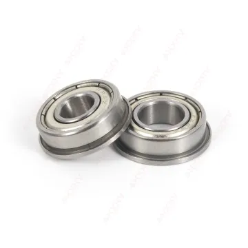 Micro Miniature Flanged Stainless Steel Deep Groove Ball Bearing 7x13x4 mm - SMF137ZZ