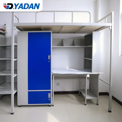 bunk bed for hotels bunk bed for adult bunk bed with desk YD-R50-B-1
