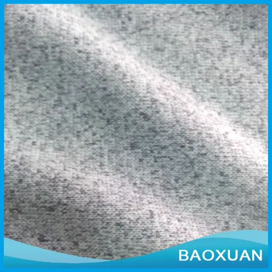 100%polyester 150D288F DTY cationic hacci knit brushed fabric