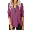 Womens Casual Long Sleeve Tunic Shirts