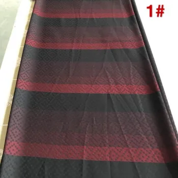 Warmly Polyester Rayon Nida Dubai Striped Knitted Fabrics