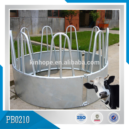 hot dipped galvanized farm equipment round bale steel feeder