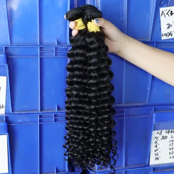 No Shedding Deep Wave Deep Curl Remy Human Hair, Short Deep Wave Wigs