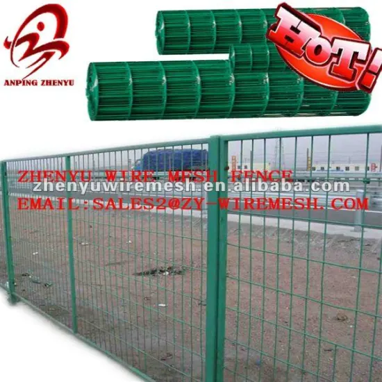 powder coated wire mesh fence