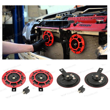 12V Supertone Horn Kit with 500 Hz and 300 Hz Tones - REDGRILL
