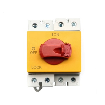 EDS1DB-S Din Rail DC Disconnector 4P 1000V 1200V 1500V 32A Solar Rotating Handle Isolator