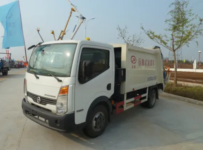 Nissan refuse collection truck