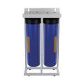 2-stufiges großes blaues 20x4,5-Zoll-Jumbo-blaues Gehäuse für Wasserfilterspender, Vorfilter, explosionsgeschütztes System