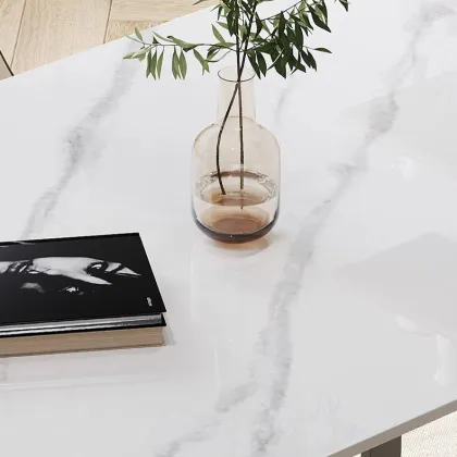 WESOME Rectangular Luxury Dining Table Set for Hotels and Apartments