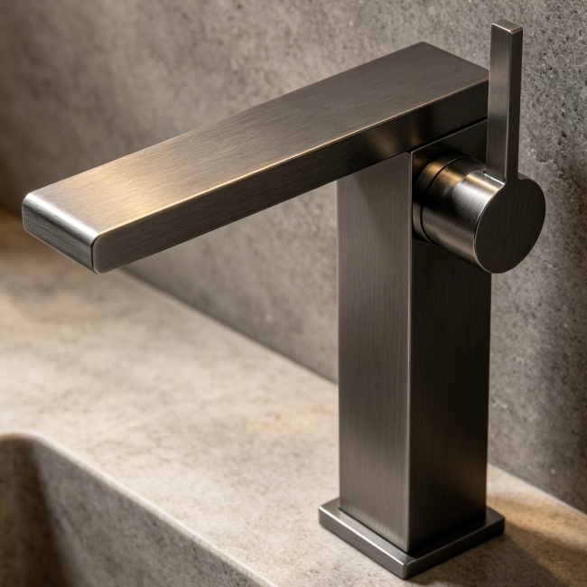 Square Tall Basin Mixers
