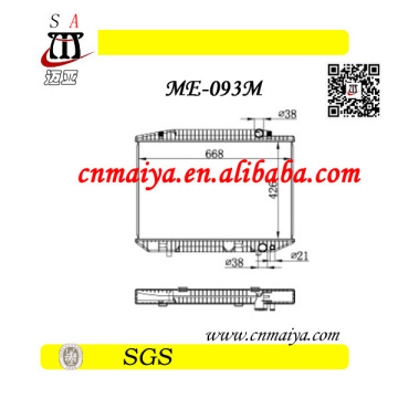 W126 380S auto radiator