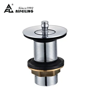 A63 1 Inch Push Plug Basin Drain
