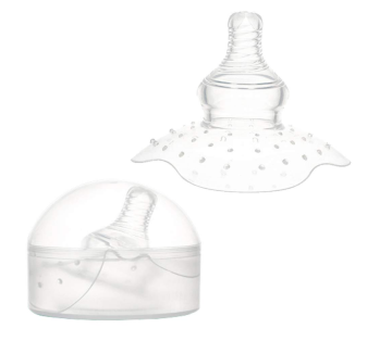 BPA Free Silicone Nipple Shield with PP Case