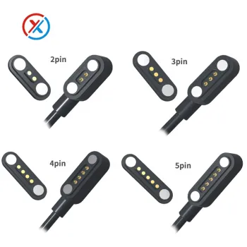 High Current 12V Magnetic Pogo Charging Cable for Medical Equipment - Manufacturers Hot Seller