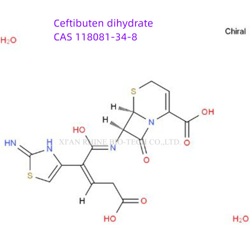 High Quality Ceftibuten Dihydrate CAS 118081-34-8