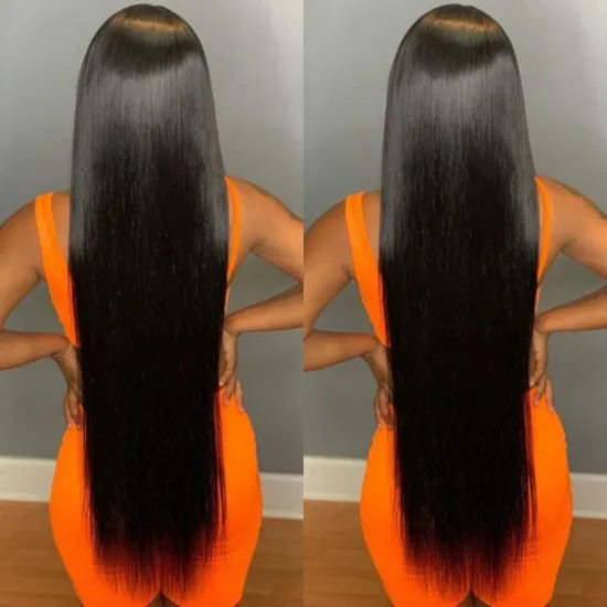 Pre Plucked HD Full Transparent Swiss Lace Closure Frontal Wig Indian Human Virgin Remy Hair Cuticle Aligned Lace Front Wig