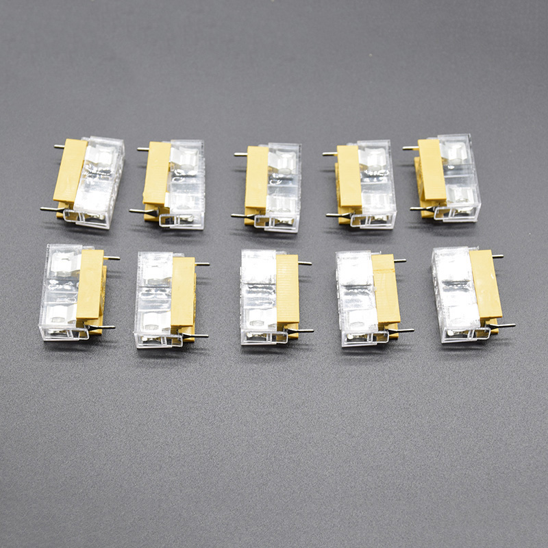 10sets Panel Mount PCB Fuse Holder Case w Cover 5x20mm fuse Holder yellow