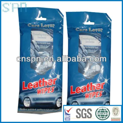 2015 car leather care wet wipes