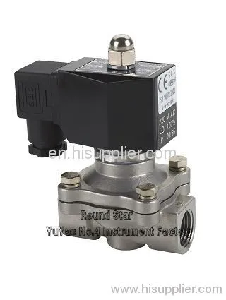 2 Way Sus304 Water Gas Air Vacuum Direct Acting Pneumatic Solenoid Valves 