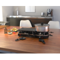 Raclette grill and fondue set for 12 persons