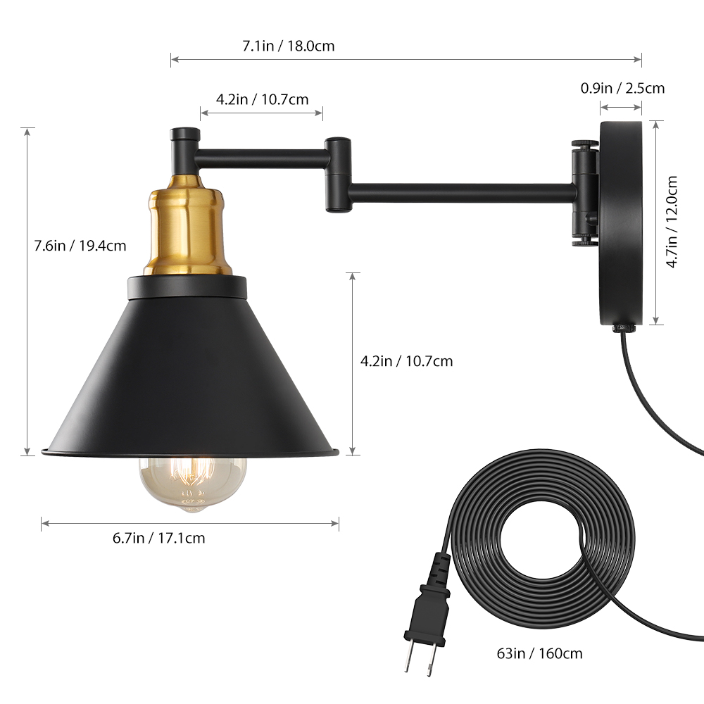 Adjustable Swing Arm Lamp