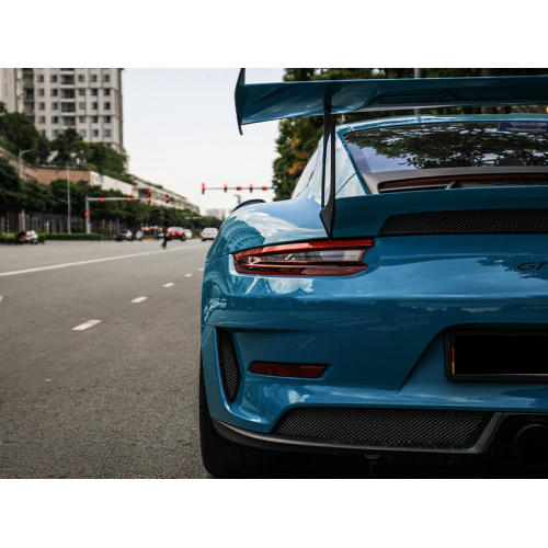 Vinilo de envoltura de coche azul súper brillante