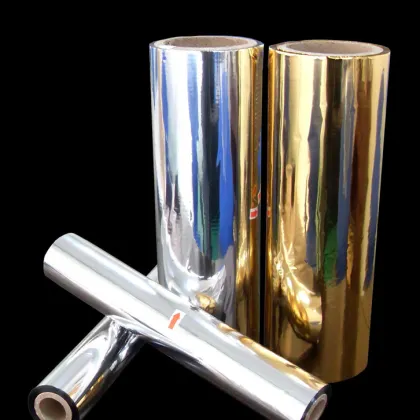 Gold Heat Sealing Pet Metalized Gold Thermal Film