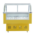 Ice Popsicle Display Gelato Ice Cream Display Freezer