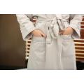 Soft Fleece Luxury Spa Hotel con capucha albobas de doble capa