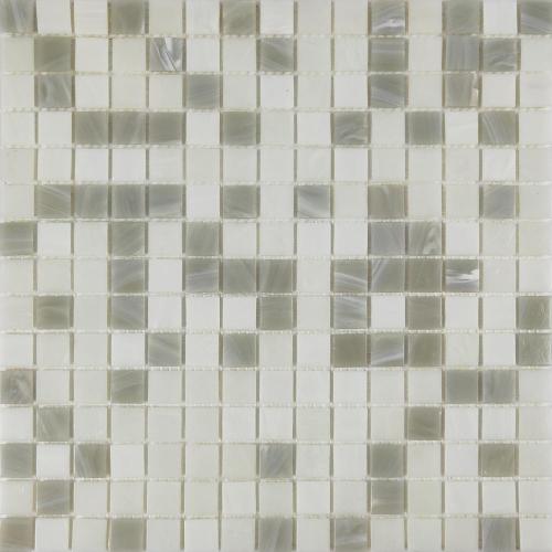 Gold line Khaki gray Minimalist glass mosaic tiles