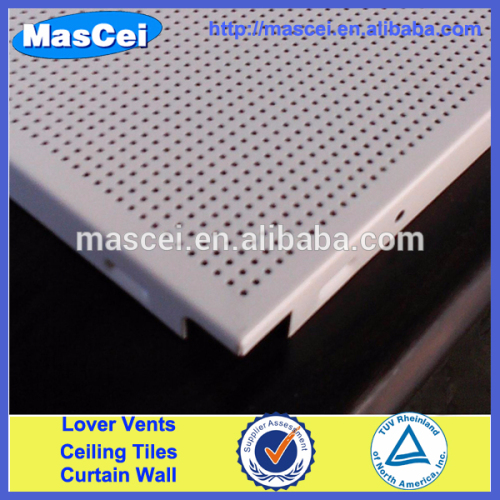 2015 perforated aluminum square ceiling tile