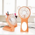 Handheld Tabelle faltbare Spiegel niedliche Mini Fan