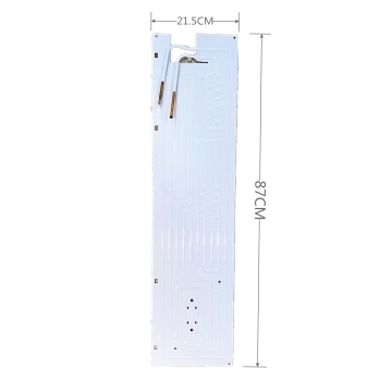 롤 본드 냉장고 및 증발기 구성 요소 : 크기 21.5*87cm