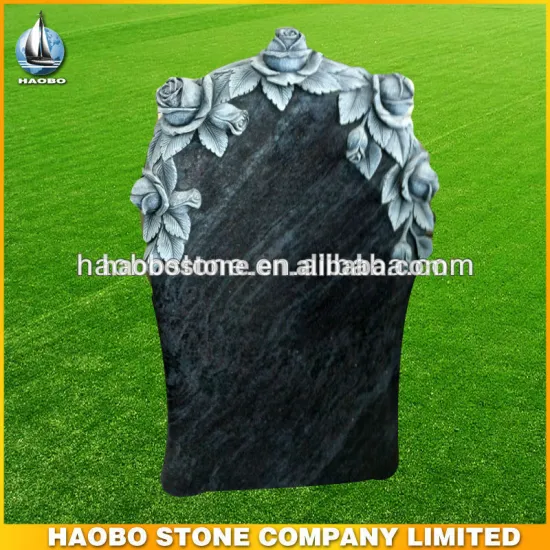 Wholesale European Rose Carved Headstones Monuments