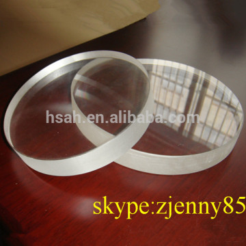 clear glass plates round glass pieces