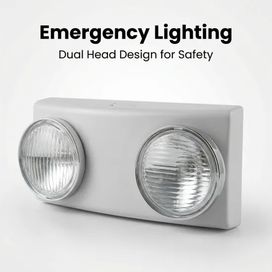 2x3W Emergency Spotlights With Battery Backup