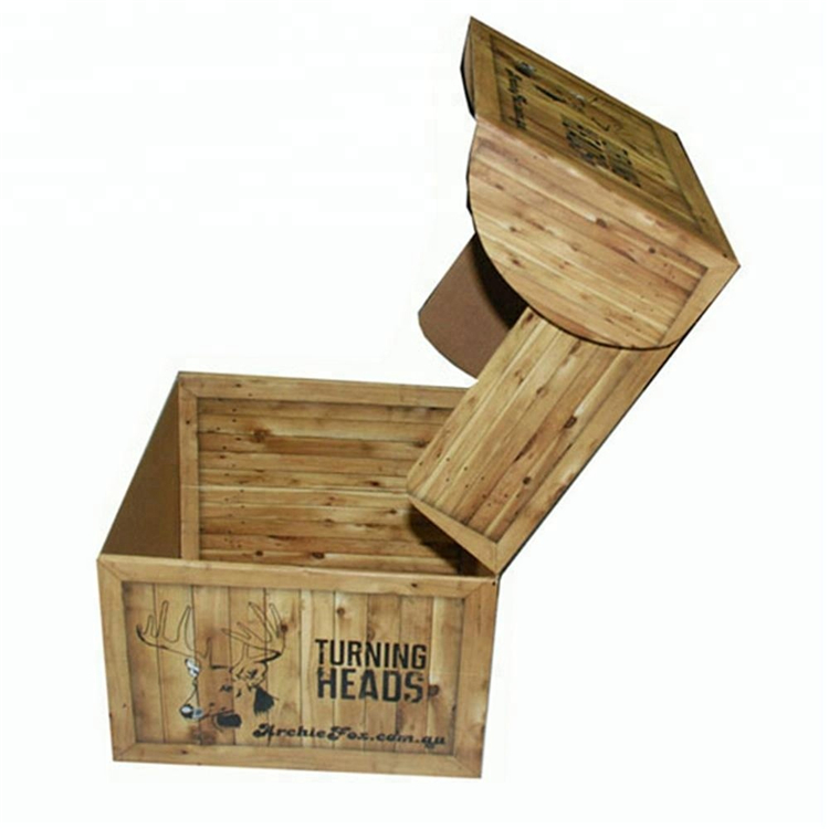 Custom Printed Easy Fold Corrugated Paper Box Custom Printed Easy Fold Corrugated Paper Box