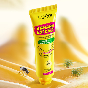 Crema per le mani idratante alla banana - Assorbimento rapido da 30 g