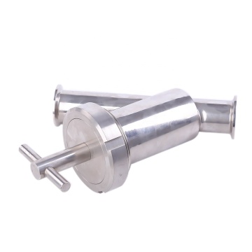 Sanitary SMS DIN Stainless Steel Clamp Y Type Filter SS316L SS304 Pipe Strainer for Food Beverage Beer